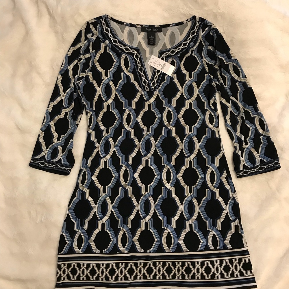 NWT White House Black Market Taurus Notch Tunic